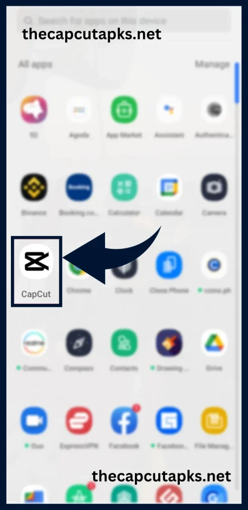 Launch Capcut for Android - capcutapks.net